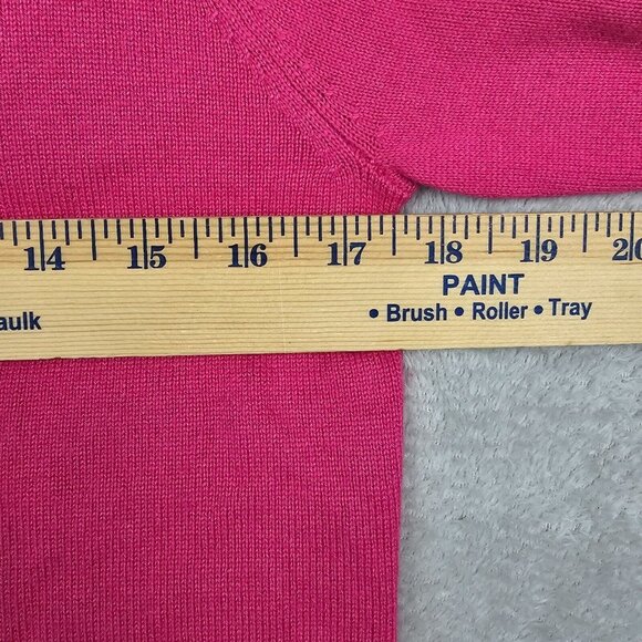 Real Clothes Cardigan Womens Small Pink Silk Cashmere Sweater Career Office Saks - Picture 5 of 10